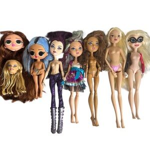 Doll Nude TLC Ever After High, OMG, Barbie Winx Bundle